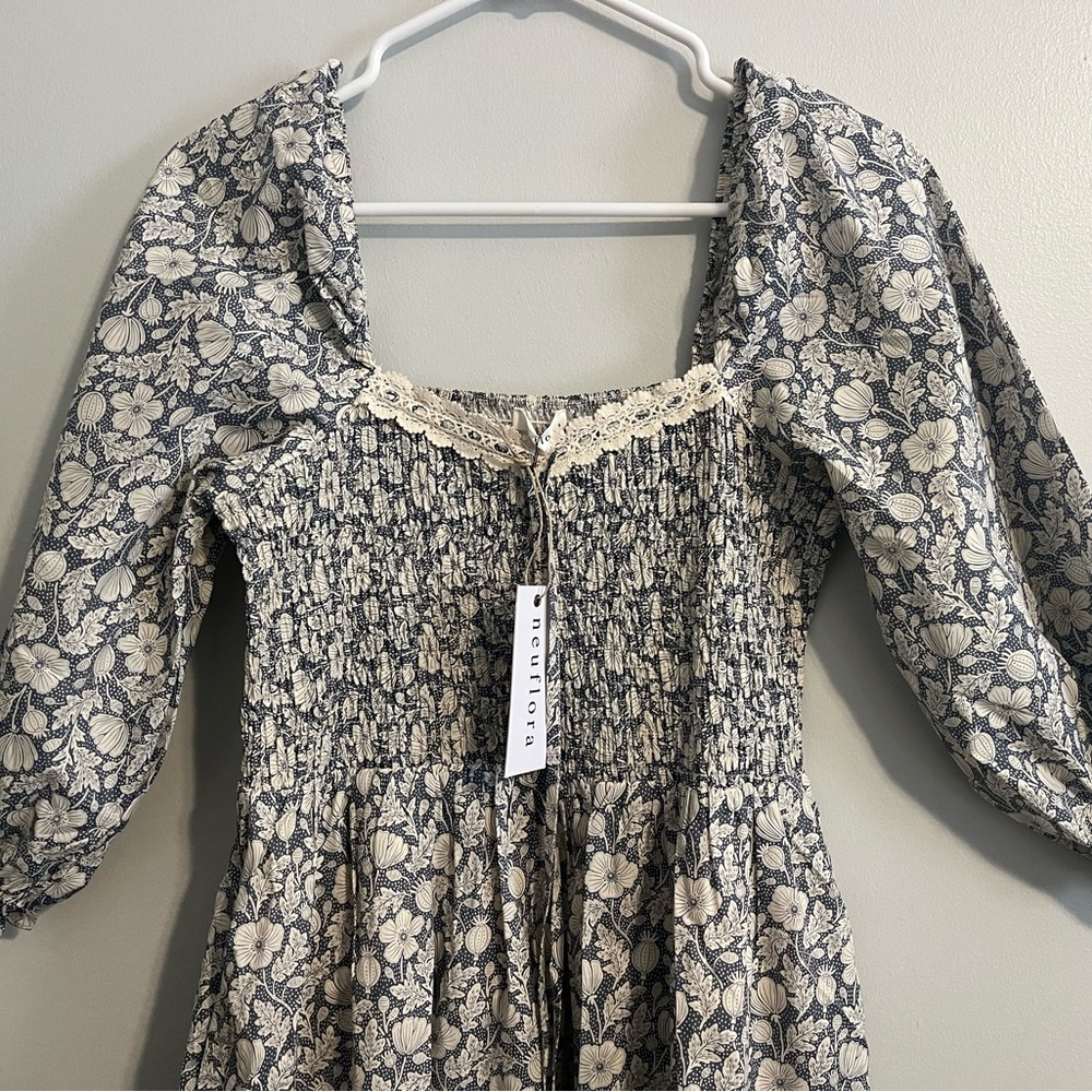 Neuflora | Dublin Dress - Blue Floral (NWT)